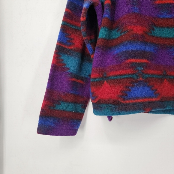 Little Big Horn Fleece Pullover Men's Medium Retro Vintage Wild West Low Pile - Picture 5 of 15